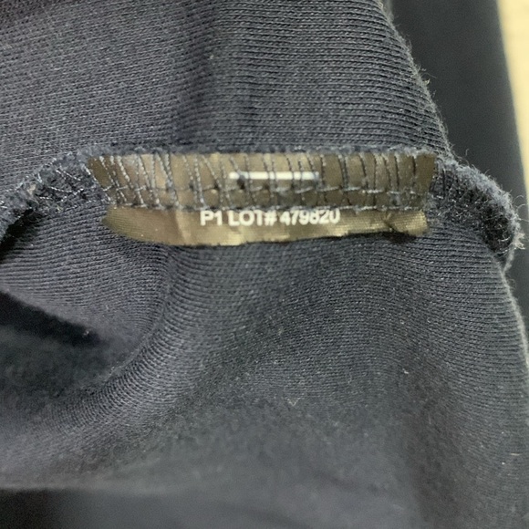 Theory Navy Blue Long Sleeve Polo Shirt size S - Picture 4 of 9